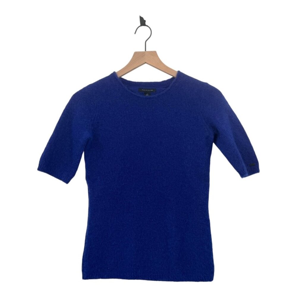 Tommy Hilfiger‎ Royal Blue Mohair Wool Blend Sweater S ✨Perfect Condition!